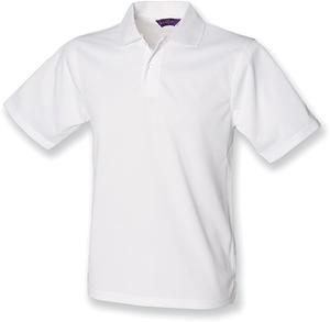 Henbury H475 - Men´s Coolplus® Poloshirt Weiß