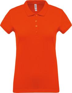 Kariban K255 - Damen Kurzarm-Poloshirt. Baumwollpiqué. Orange