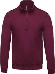 Kariban K478 - Sweatshirt 1/4-Reißverschluss Wine