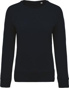 Kariban K481 - Damen Sweatshirt BIO-BAUMWOLLE Rundhalsausschnitt Raglanärmel Navy