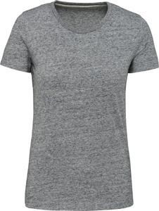 Kariban KV2107 - Kurzarm-Vintage-T-Shirt für Damen Slub Grey Heather