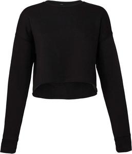 Bella+Canvas BE7503 - Cropped Kapuzensweatshirt für Damen Schwarz