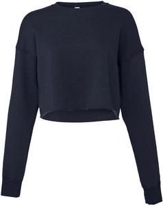 Bella+Canvas BE7503 - Cropped Kapuzensweatshirt für Damen Navy