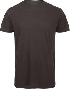 B&C CGTM046 - Men's Slub Organic Cotton Inspire T-shirt Chic Black