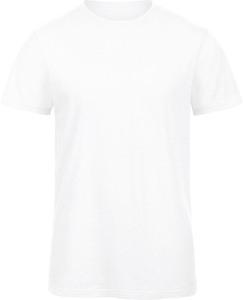 B&C CGTM046 - Men's Slub Organic Cotton Inspire T-shirt Chic Pure White