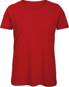 B&C CGTW043 - Organic Cotton T-shirt Inspire / Woman Rot