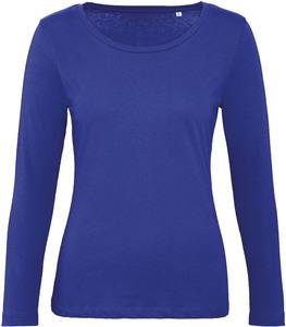 B&C CGTW071 - Ladies' organic Inspire long-sleeved T-shirt Cobalt Blau