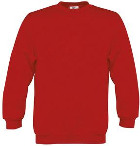B&C CGWK680 - Kinder-Sweatshirt mit Rundhalsausschnitt Rot