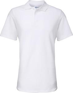 Gildan GI64800 - Doppelpiqué-Poloshirt Softstyle für Herren Weiß