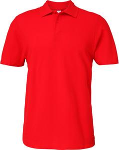 Gildan GI64800 - Doppelpiqué-Poloshirt Softstyle für Herren Rot
