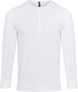 Premier PR218 - Long John - Männer Rollhülse T-Shirt Weiß