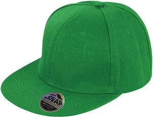 Result RC083X - Bronx Original Flat Peak Snapback Cap Emerald Green