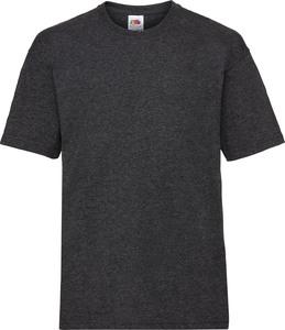 Fruit of the Loom SC221B - Kinder T-Shirt Dark Heather Grey