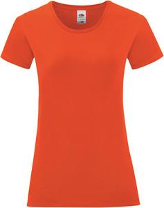Fruit of the Loom SC61432 - Iconic Damen T-Shirt Flame