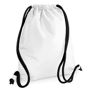 Bag Base BG110 - Sport-Rucksack mit Kordelzug Weiß / Schwarz
