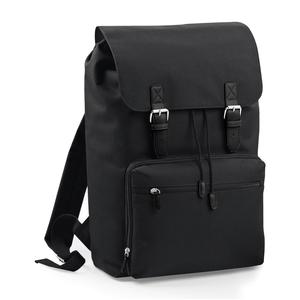 Bag Base BG613 - Vintage Laptop-Rucksack Black / Black