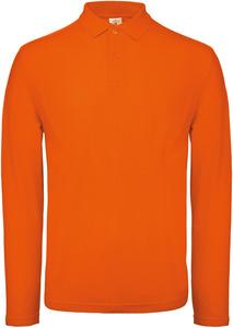 B&C CGPUI12 - ID.001 Men's long-sleeved polo shirt Orange