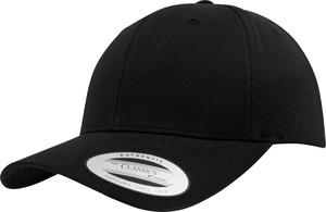 FLEXFIT FL7706 - Klassische gebogene Kappe Snapback Schwarz