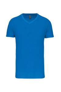 Kariban K3028IC - Herren-T-Shirt Bio150IC mit V-Ausschnitt Tropical Blue