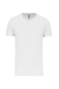 Kariban K3028IC - Herren-T-Shirt Bio150IC mit V-Ausschnitt Weiß