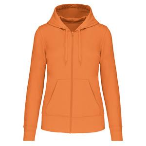 Kariban K4031 - Umweltfreundliches Kapuzensweatshirt mit Reißverschluss Damen Light Orange