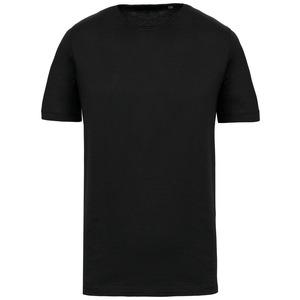 Kariban K398 - Bio-T-Shirt mit kurzen Ärmeln und ungesäumten Halsausschnitt Schwarz