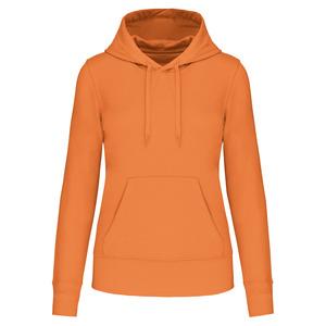 Kariban K4028 - Umweltfreundliches Kapuzensweatshirt für Damen Light Orange