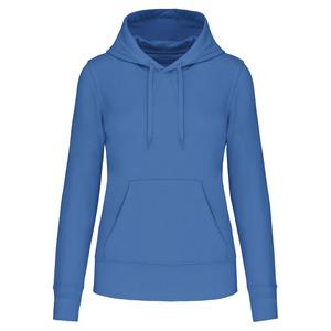 Kariban K4028 - Umweltfreundliches Kapuzensweatshirt für Damen Light Royal Blue