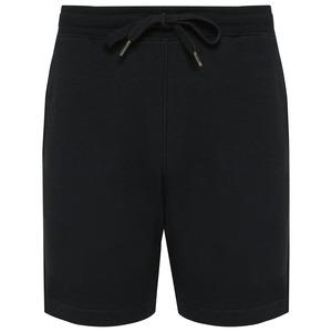 Kariban K757 - Umweltfreundliche Bermuda-Shorts für Herren aus ungebürstetem Molton Schwarz