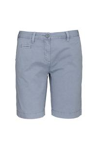 Kariban K753 - Bermuda-Shorts für Damen im ausgewaschenen Look Washed Smoky Blue