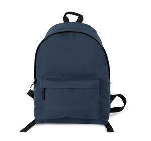 Kimood KI0184 - Lässiger recycelter City-Rucksack mit Fronttasche