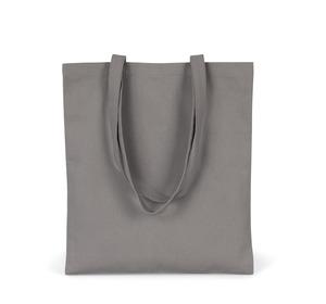 Kimood KI0262 - Klassische Shoppingtasche aus Bio-Baumwolle. Metal Grey