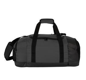 Kimood KI0650 - Recycelte Sporttasche mit doppelter Seitentasche Schwarz