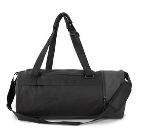 Kimood KI0630 - Schlauchförmige Sporttasche mit separatem Schuhfach Schwarz
