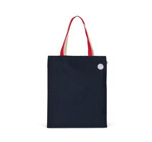 Kimood KI3205 - Dreifarbige Shoppingtasche Navy