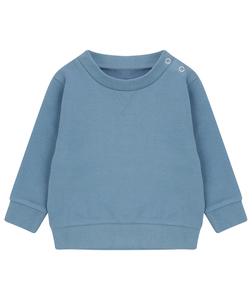 Larkwood LW800 - Umweltfreundliches Kinder-Sweatshirt Stone Blue