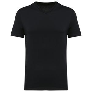 Kariban Premium PK304 - Supima® Herren-T-Shirt mit V-Ausschnitt und kurzen Ärmeln Schwarz