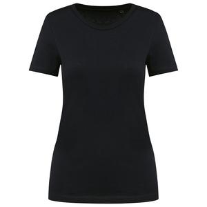 Kariban Premium PK301 - Supima® Damen-T-Shirt mit Rundhals ausschnitt und kurzen Ärmeln Schwarz