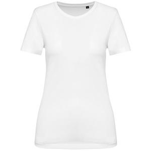 Kariban Premium PK301 - Supima® Damen-T-Shirt mit Rundhals ausschnitt und kurzen Ärmeln Weiß