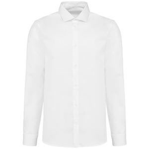 Kariban Premium PK500 - Popeline-Hemd für Herren mit langen Ärmeln Weiß