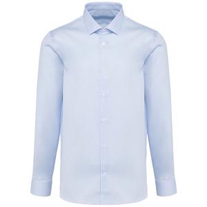 Kariban Premium PK504 - Popeline-Hemd für Herren mit langen Ärmeln Essential Light Blue