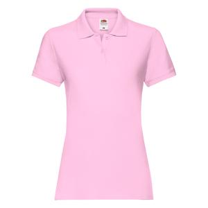 Fruit of the Loom SC63030 - Premium Damen-Polohemd Light Pink