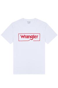 WRANGLER W7H - Logo T-Shirt Weiß
