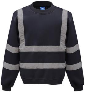 Yoko YHVJ510 - Hi-Vis Sweatshirt Navy