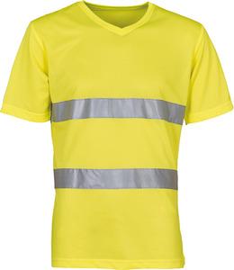 Yoko YHVJ910 - Hi-Vis Top Cool T-shirt V-Ausschnitt Hi Vis Yellow