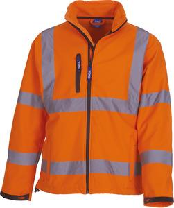 Yoko YHVK09 - Hi-Vis Softshell Jacket Hi Vis Orange