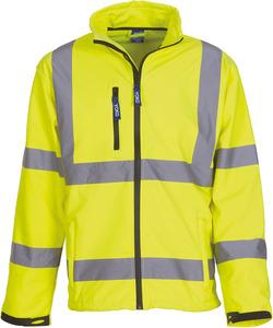 Yoko YHVK09 - Hi-Vis Softshell Jacket Hi Vis Yellow