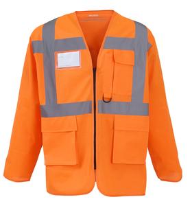 Yoko YHVJ800 - Hi - Vis jacket Hi Vis Orange