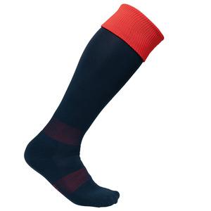 PROACT PA0300 - Zweifarbige Sportsocken Sporty Navy / Sporty Red