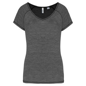 PROACT PA4020 - Umweltfreundliches Damen-Sportshirt Marl Dark Grey